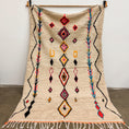 Load image into Gallery viewer, Azza Handwoven Moroccan Wool Rug 6x9
