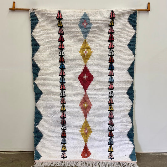 Malika Cotton Moroccan Rug 5x7