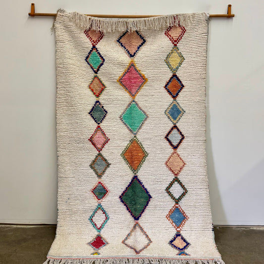 Hiba Cotton Moroccan Rug 5x8