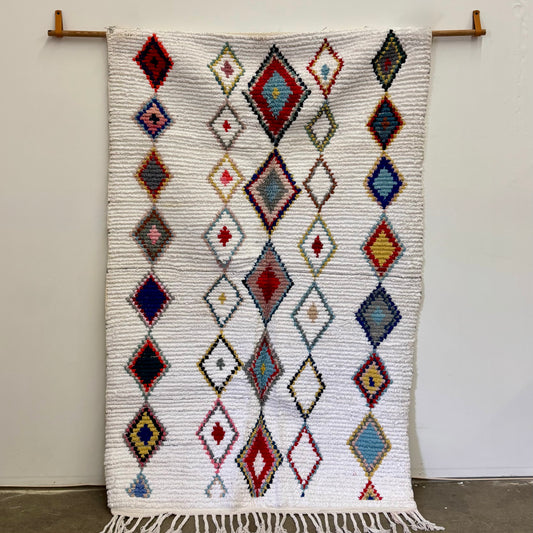 Ranya Cotton Moroccan Rug 5x7