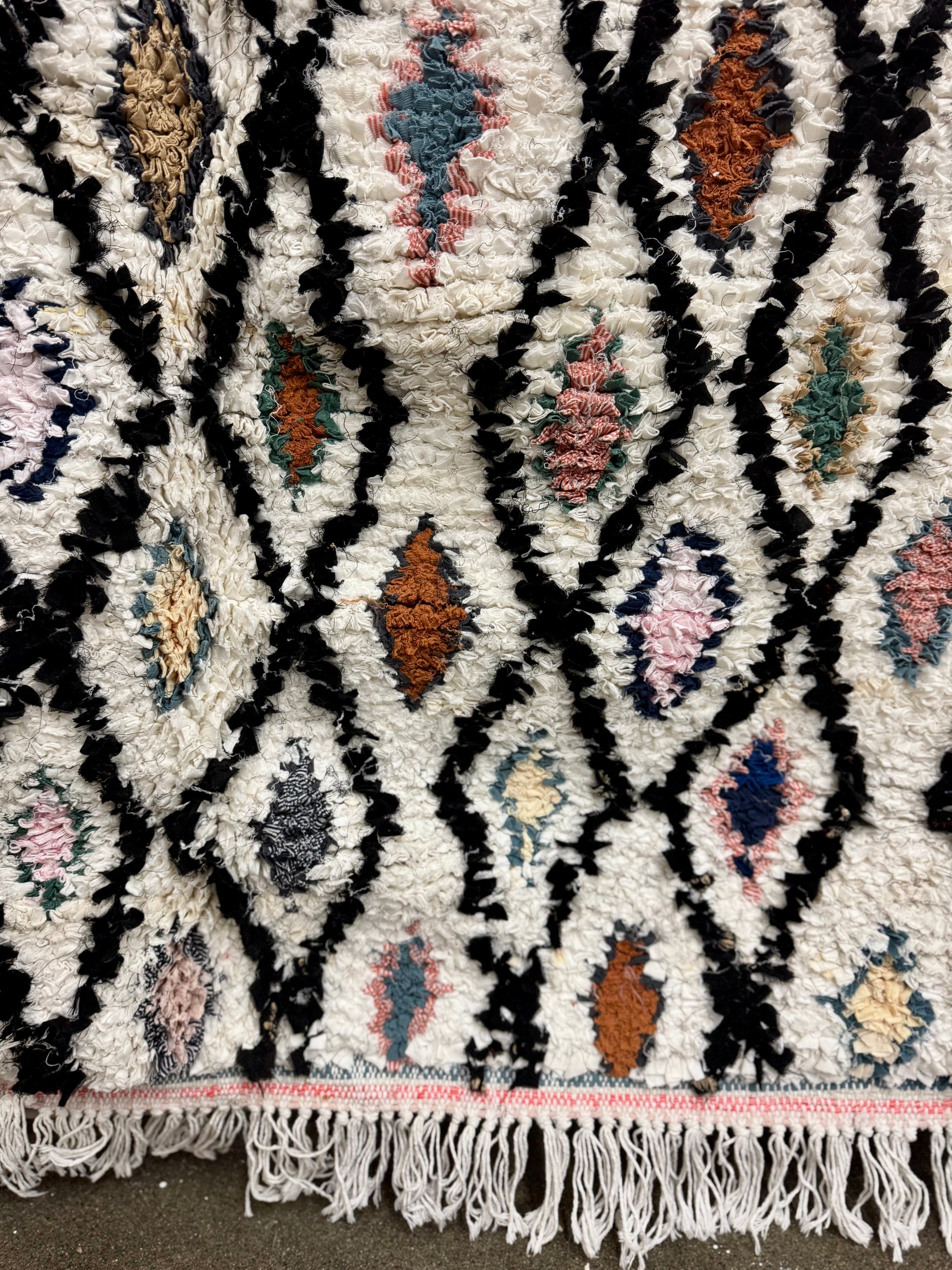 Lina Cotton Moroccan Rug 4x6