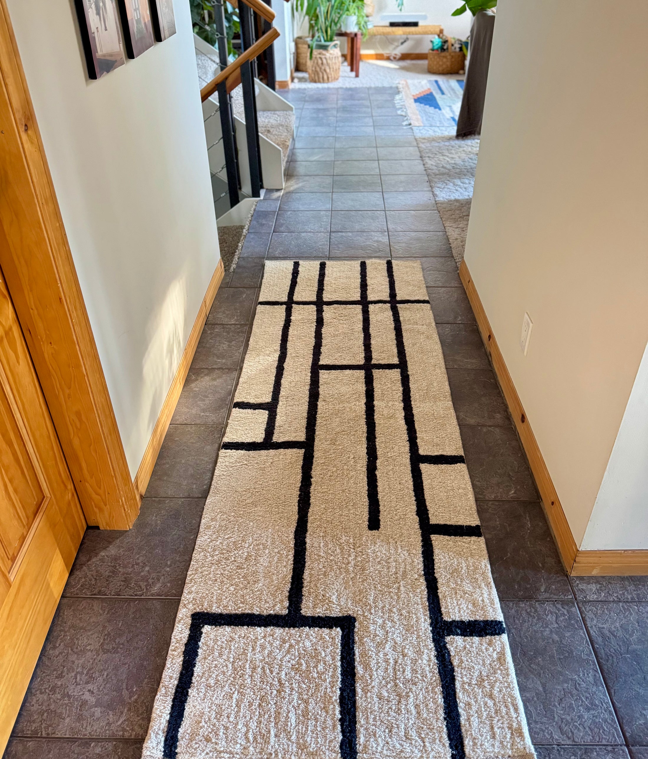 Beni Ourain Machine Washable Runner