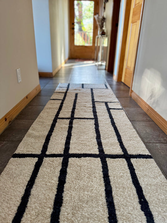 Beni Ourain Machine Washable Runner