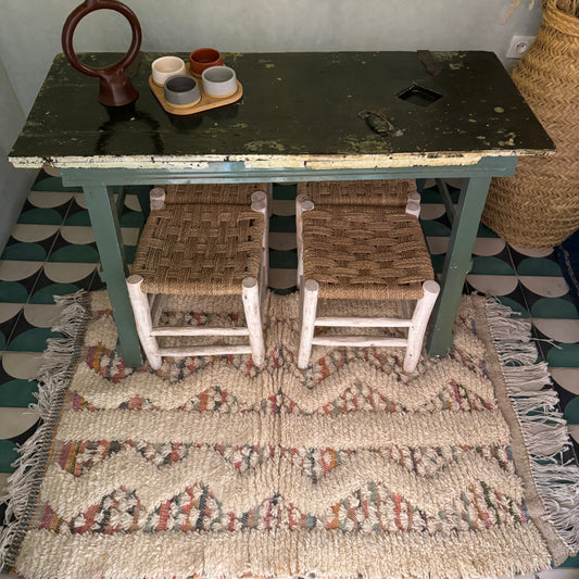 Tizi Handwoven Moroccan Wool Rug 3x5