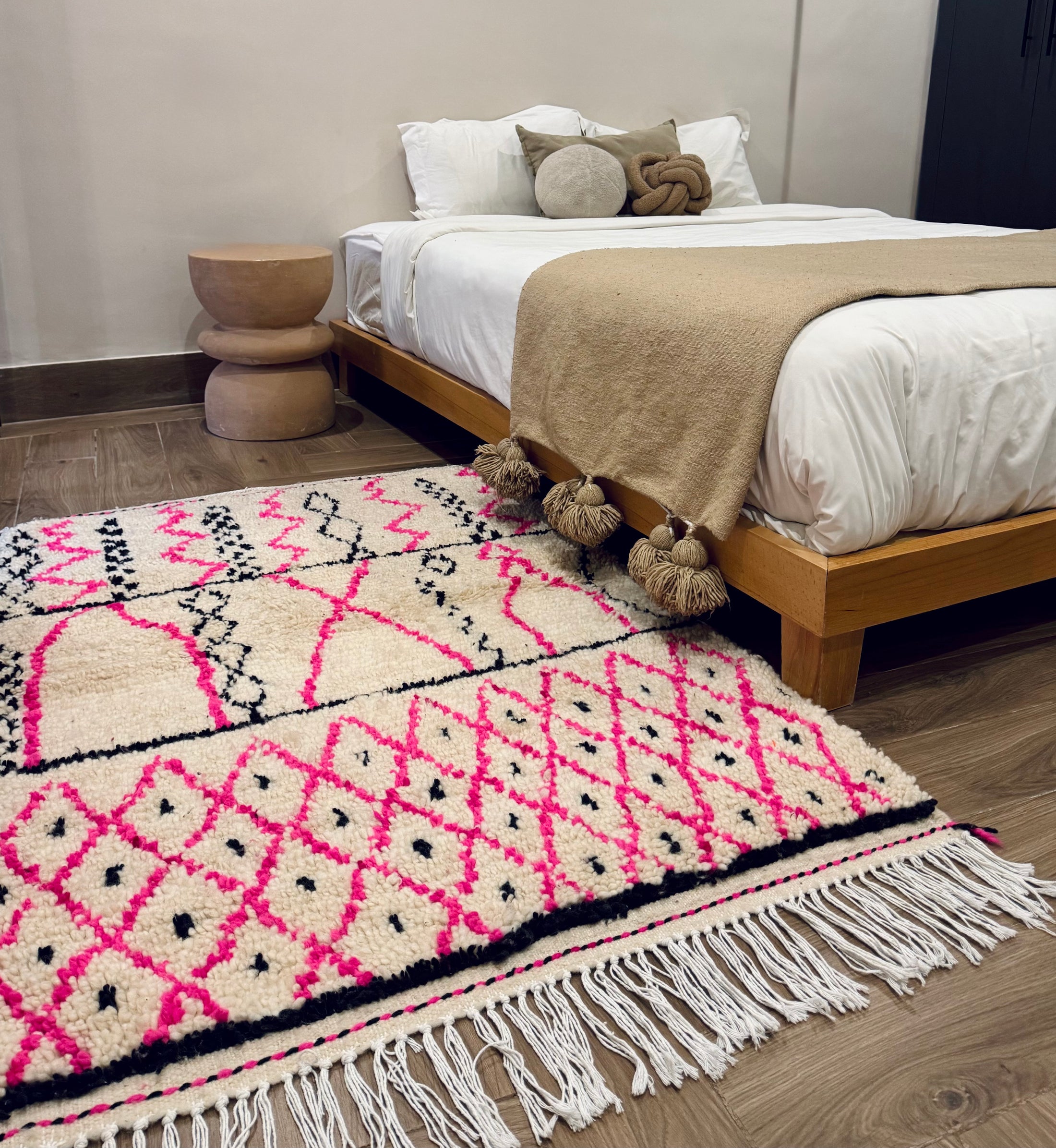 Ouarzazate Handwoven Moroccan Wool Rug 3x5