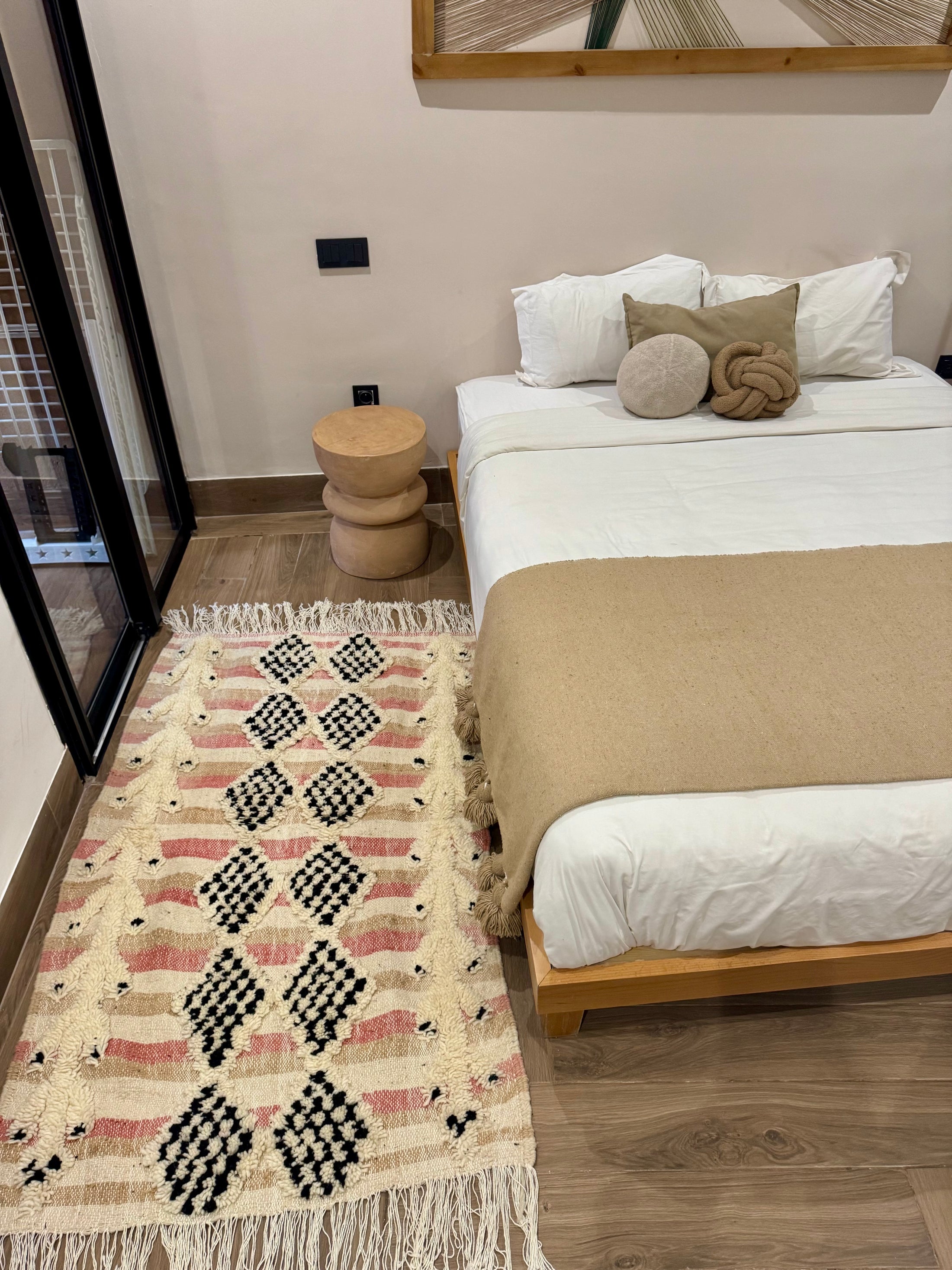 Menara Handwoven Moroccan Wool Rug 3x5
