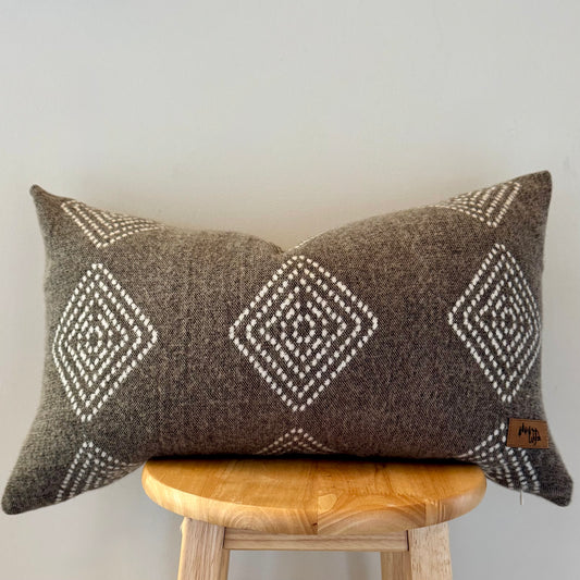 Roca Beige Lumbar Pillow Cover