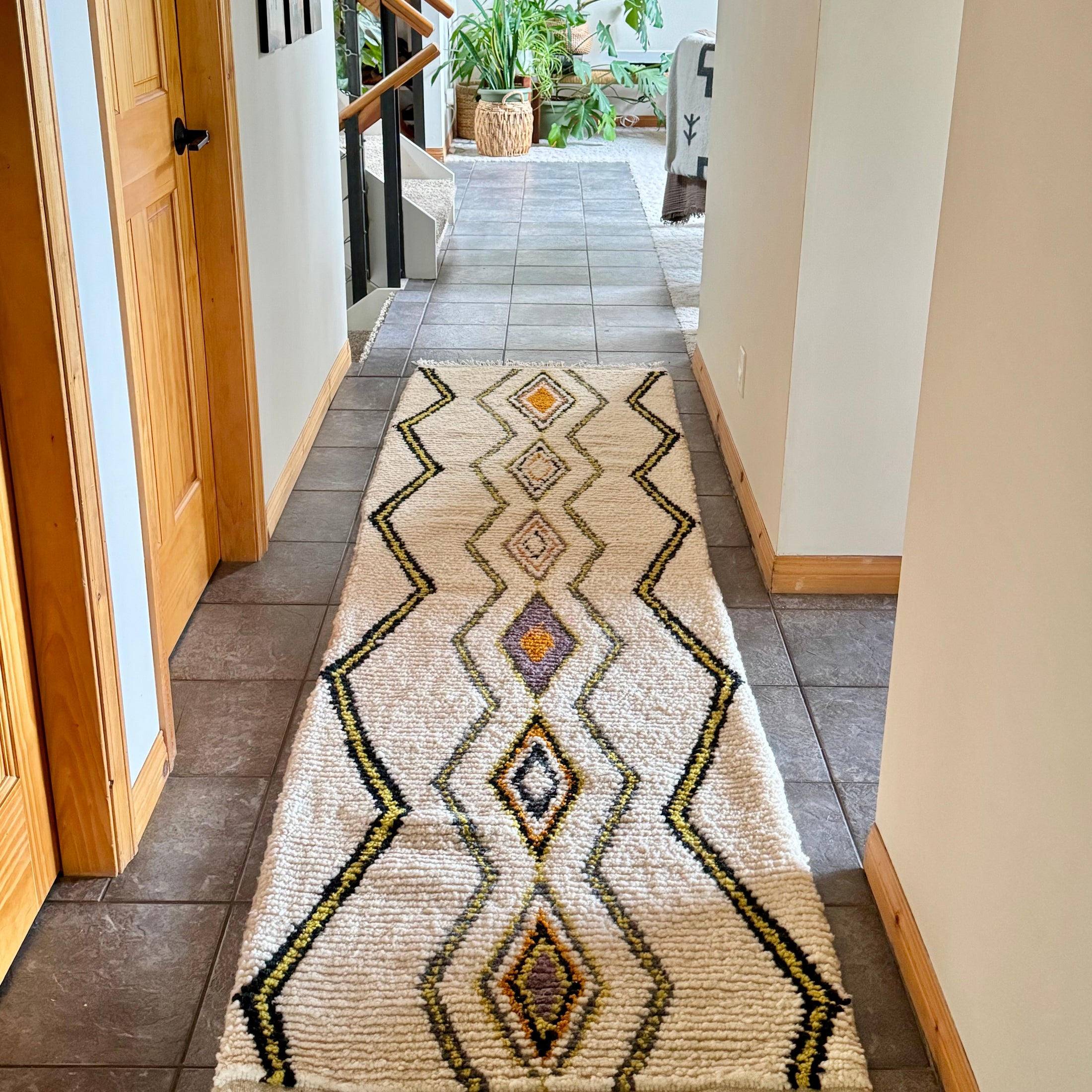 Berrada Wool Runner Rug 2.5x10