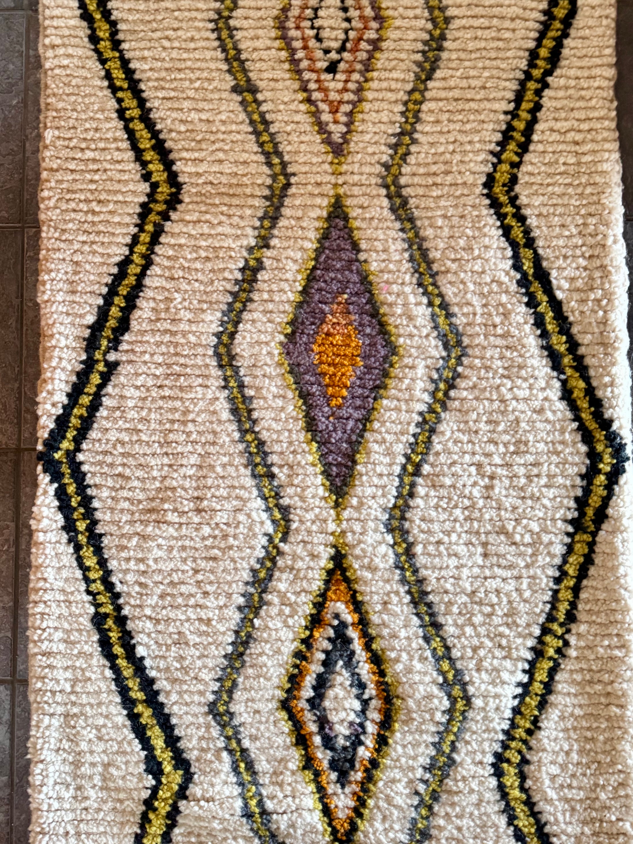 Berrada Wool Runner Rug 2.5x10