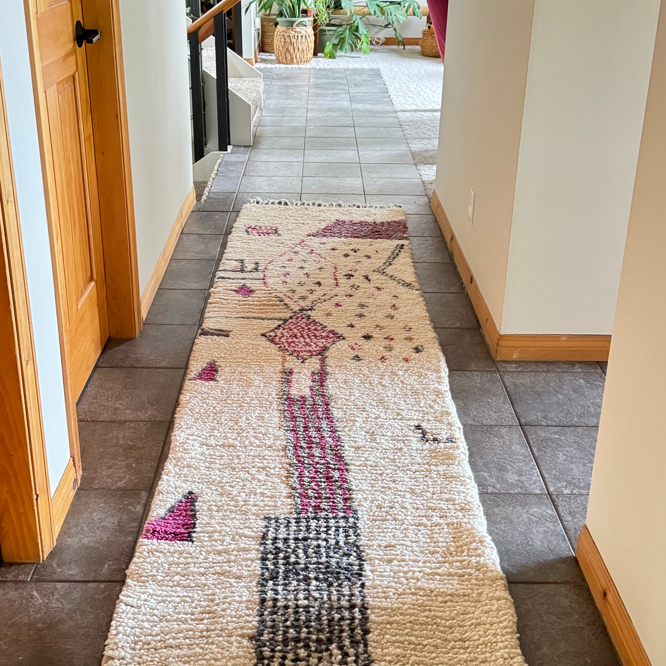 Fassi Wool Runner Rug 2.5x9.5