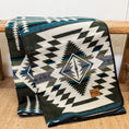 Load image into Gallery viewer, Esmeraldas Aztec Reversible Blanket

