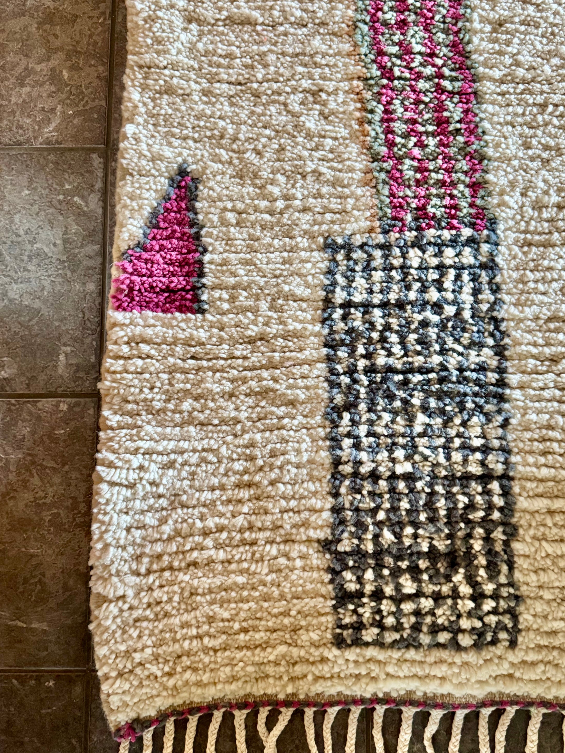Fassi Wool Runner Rug 2.5x9.5