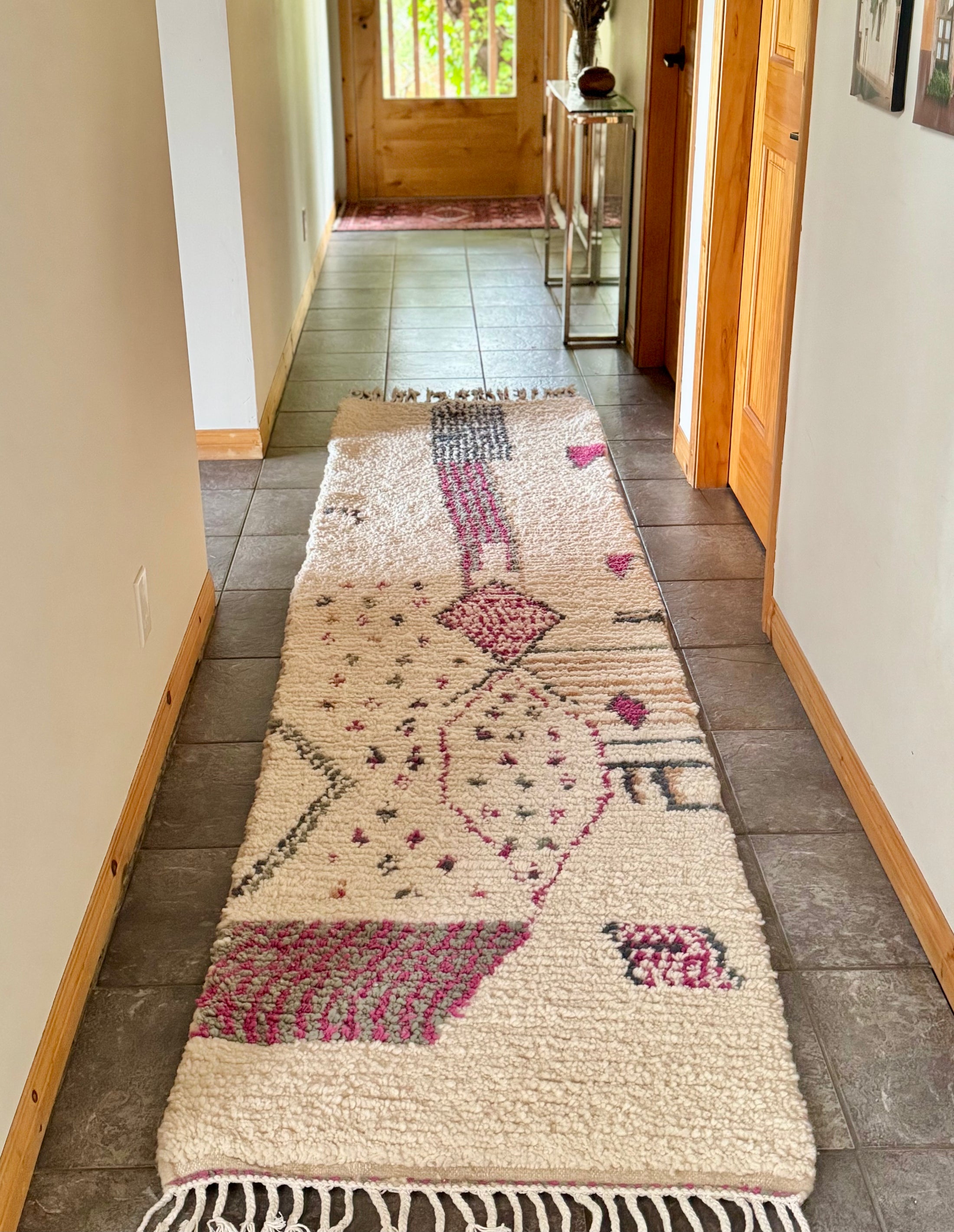 Fassi Wool Runner Rug 2.5x9.5