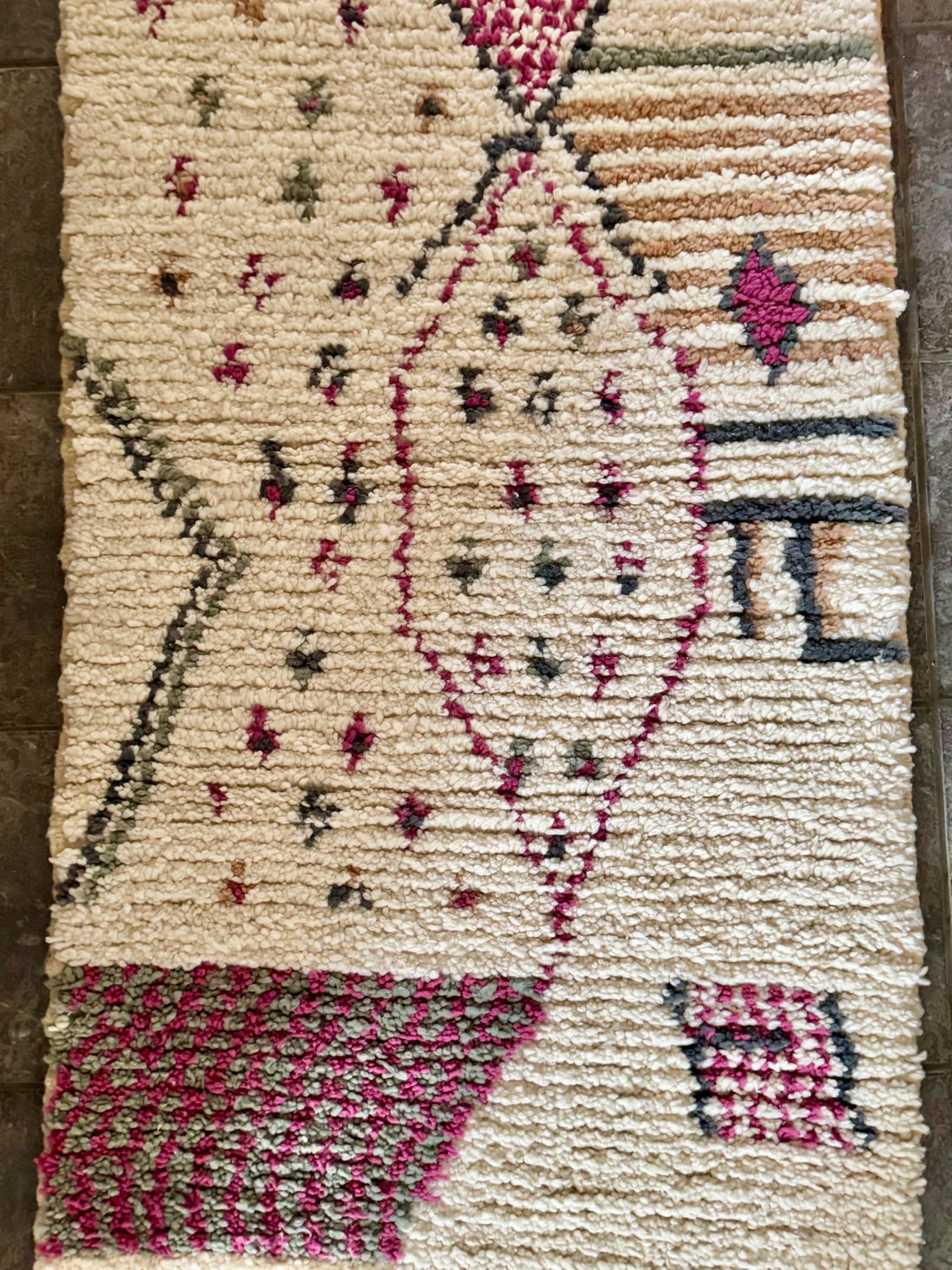 Fassi Wool Runner Rug 2.5x9.5