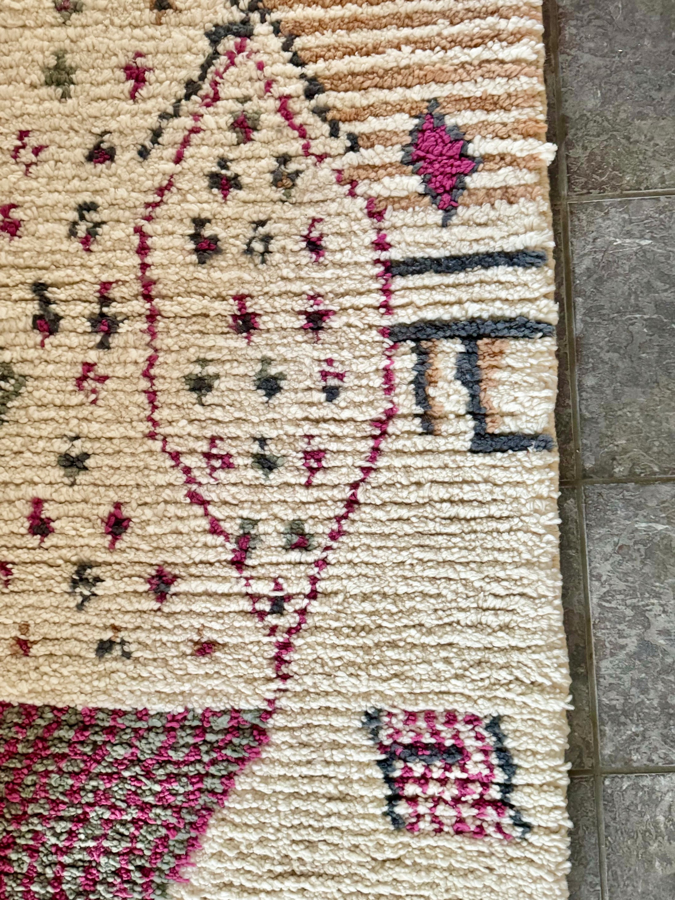 Fassi Wool Runner Rug 2.5x9.5