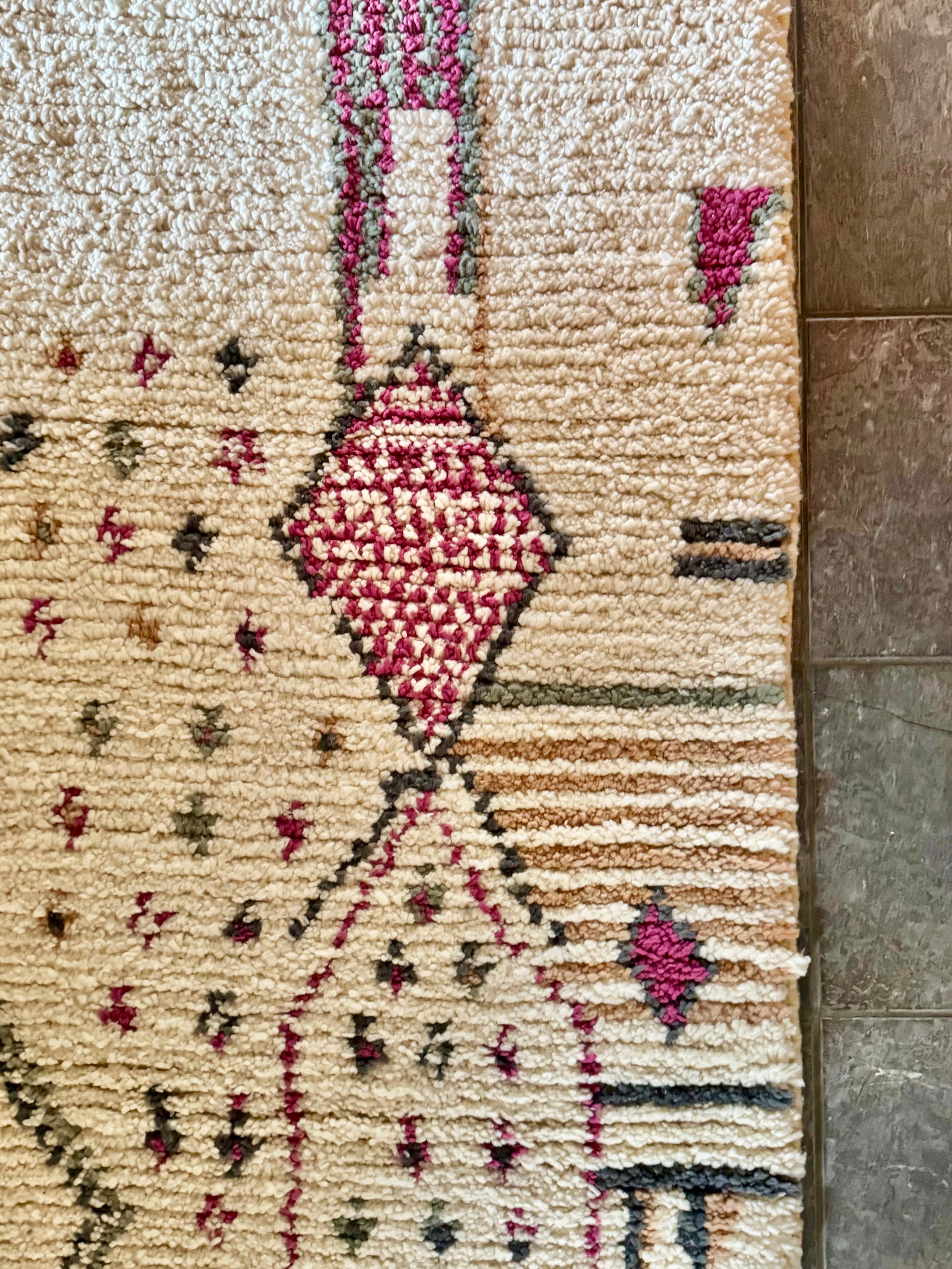 Fassi Wool Runner Rug 2.5x9.5