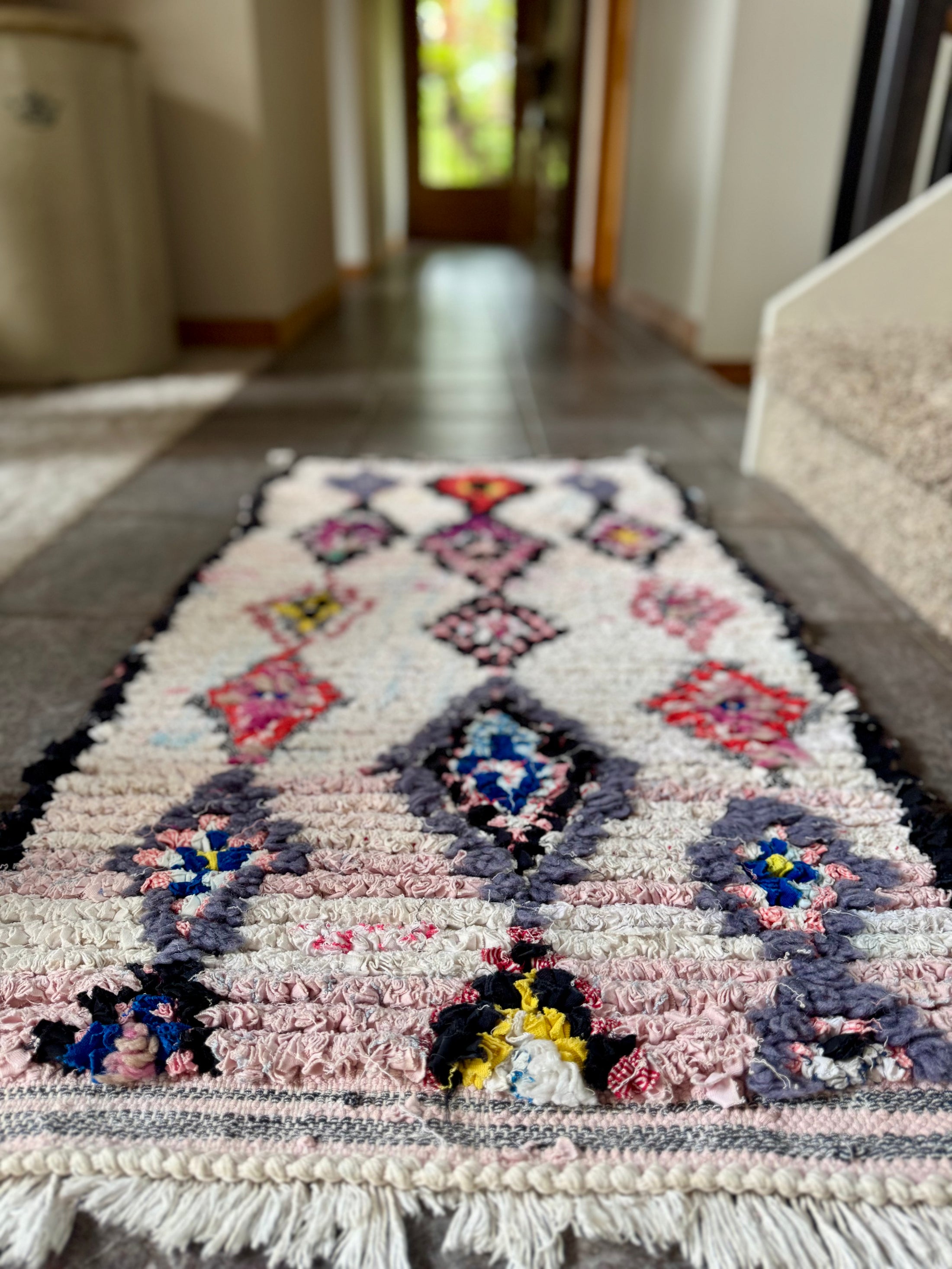 Atika Cotton Moroccan Rug 2x4