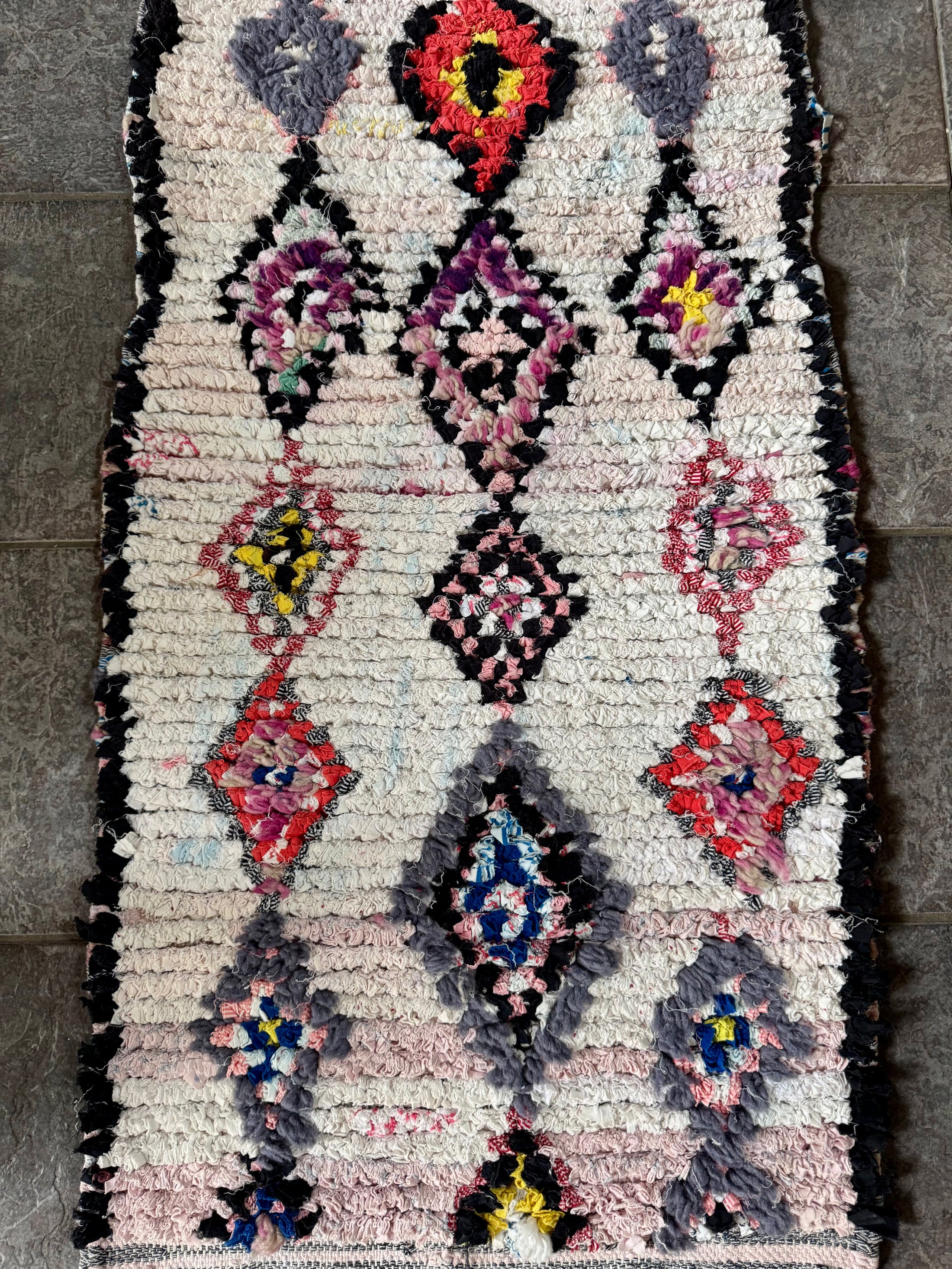 Atika Cotton Moroccan Rug 2x4