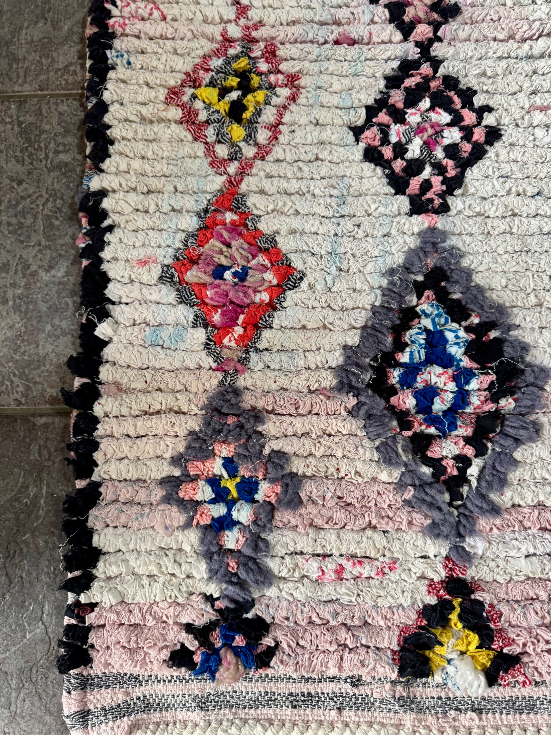 Atika Cotton Moroccan Rug 2x4