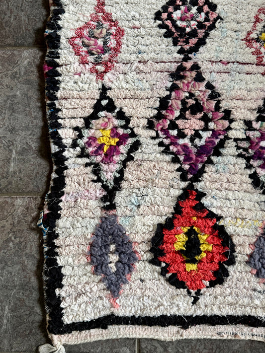 Atika Cotton Moroccan Rug 2x4