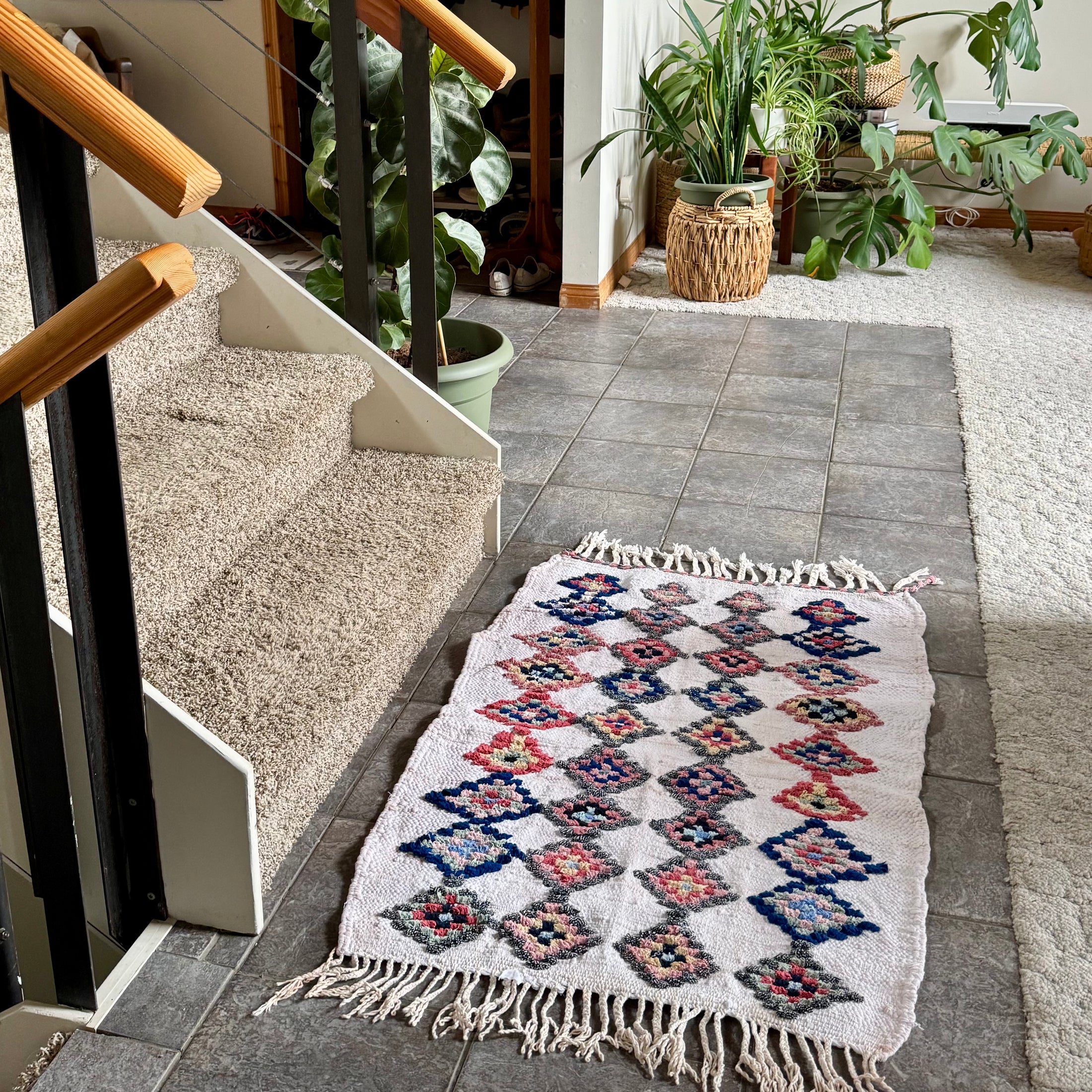 Salma Cotton Moroccan Rug 2.5x3.5