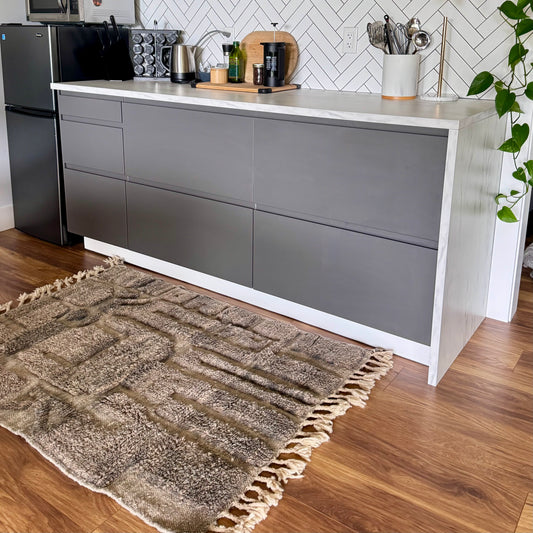 Hamsa Handwoven Moroccan Wool Rug 3x5