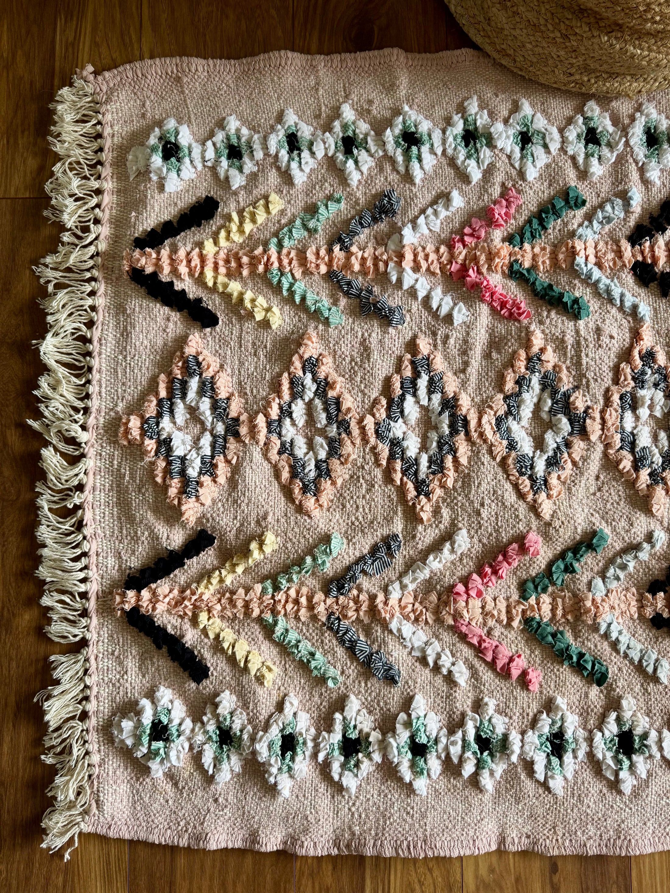 Haniya Cotton Moroccan Rug 3x5