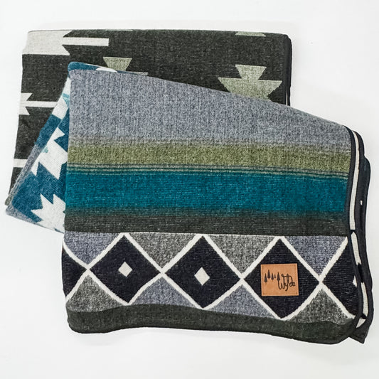 San Pablo Aztec Reversible Blanket
