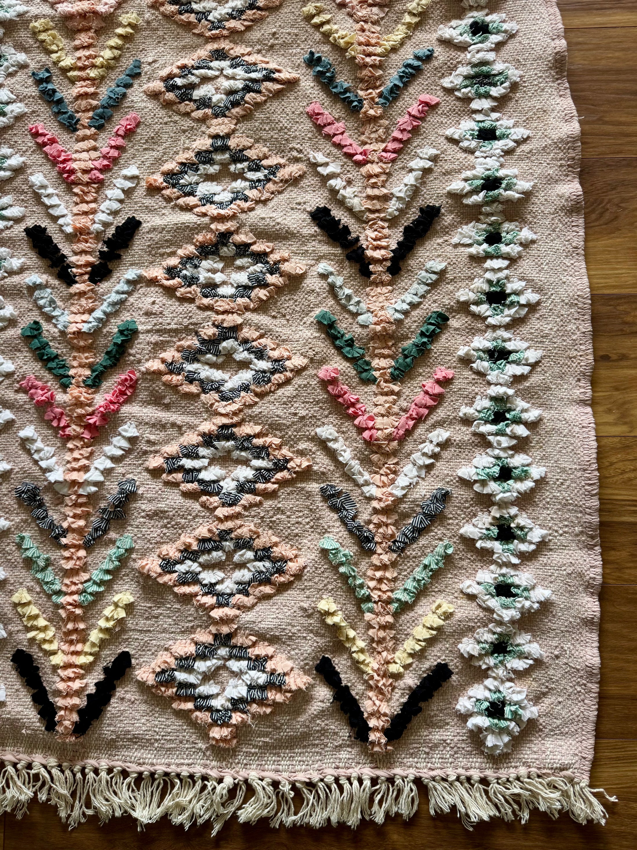 Haniya Cotton Moroccan Rug 3x5