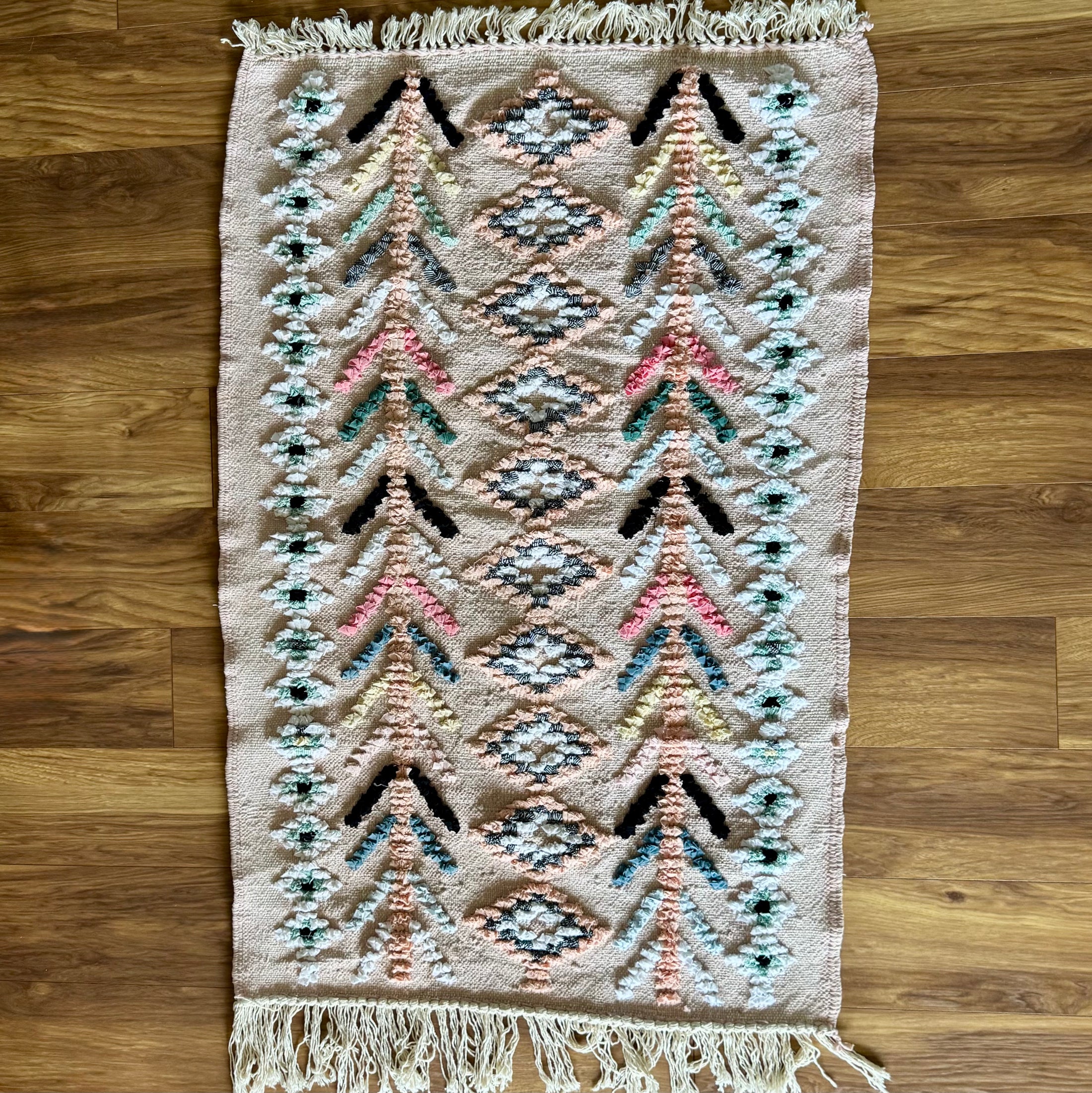 Haniya Cotton Moroccan Rug 3x5