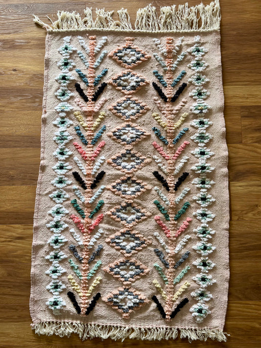 Haniya Cotton Moroccan Rug 3x5