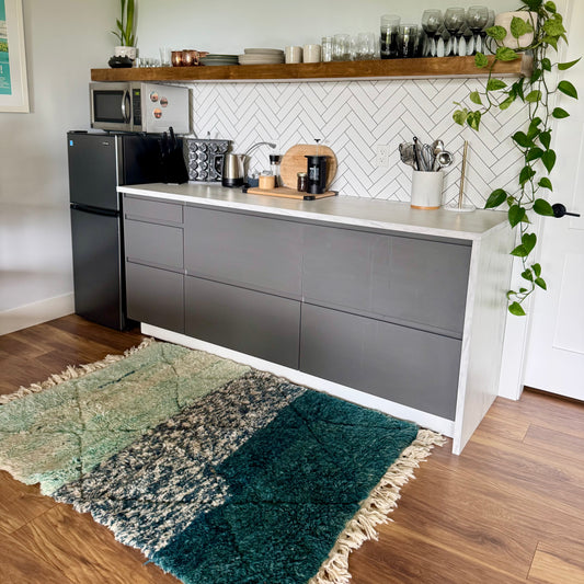 Rayan Handwoven Moroccan Wool Rug 4x5.5