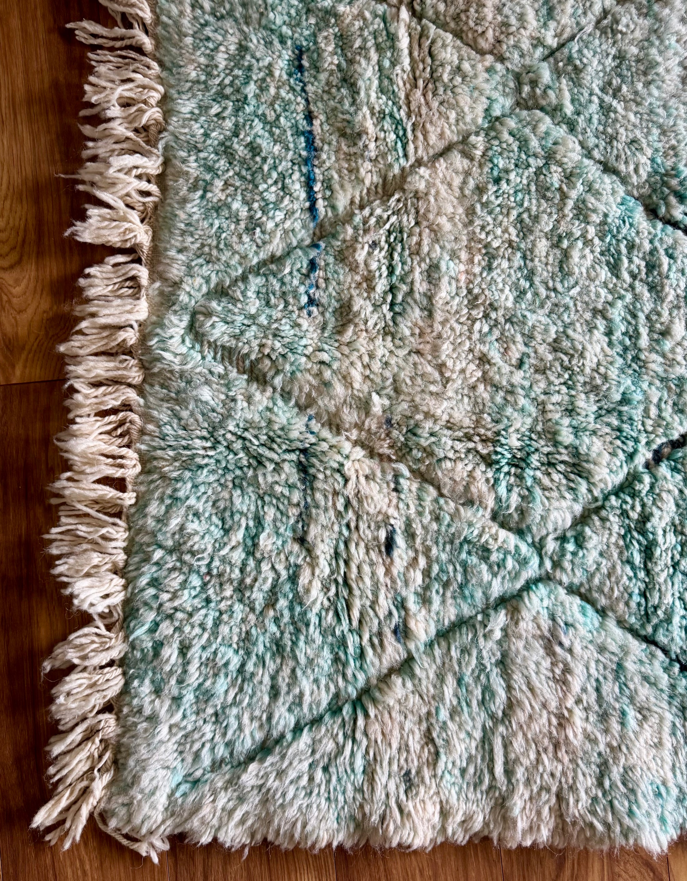 Rayan Handwoven Moroccan Wool Rug 4x5.5