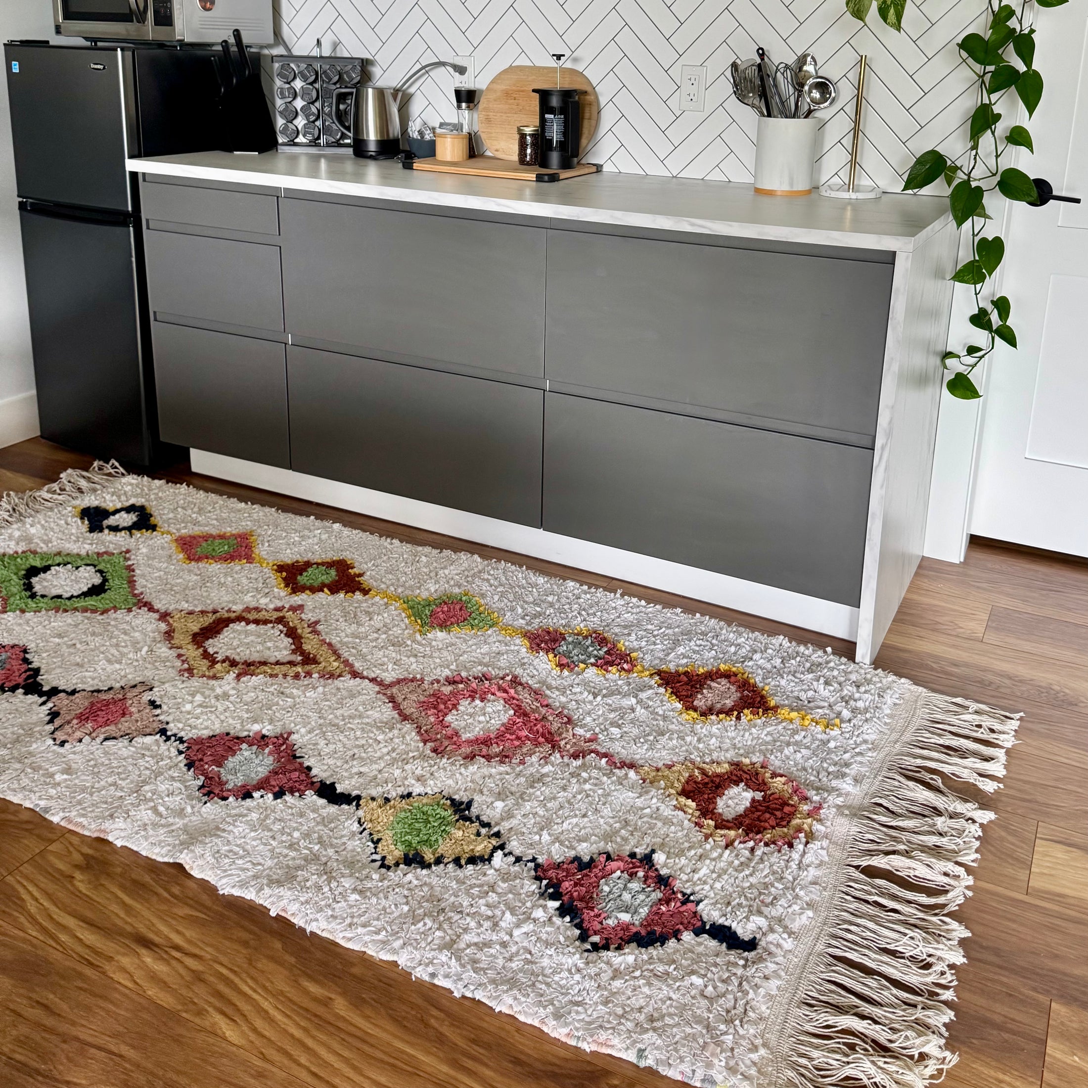 Rizzi Cotton Moroccan Rug 3.5x7