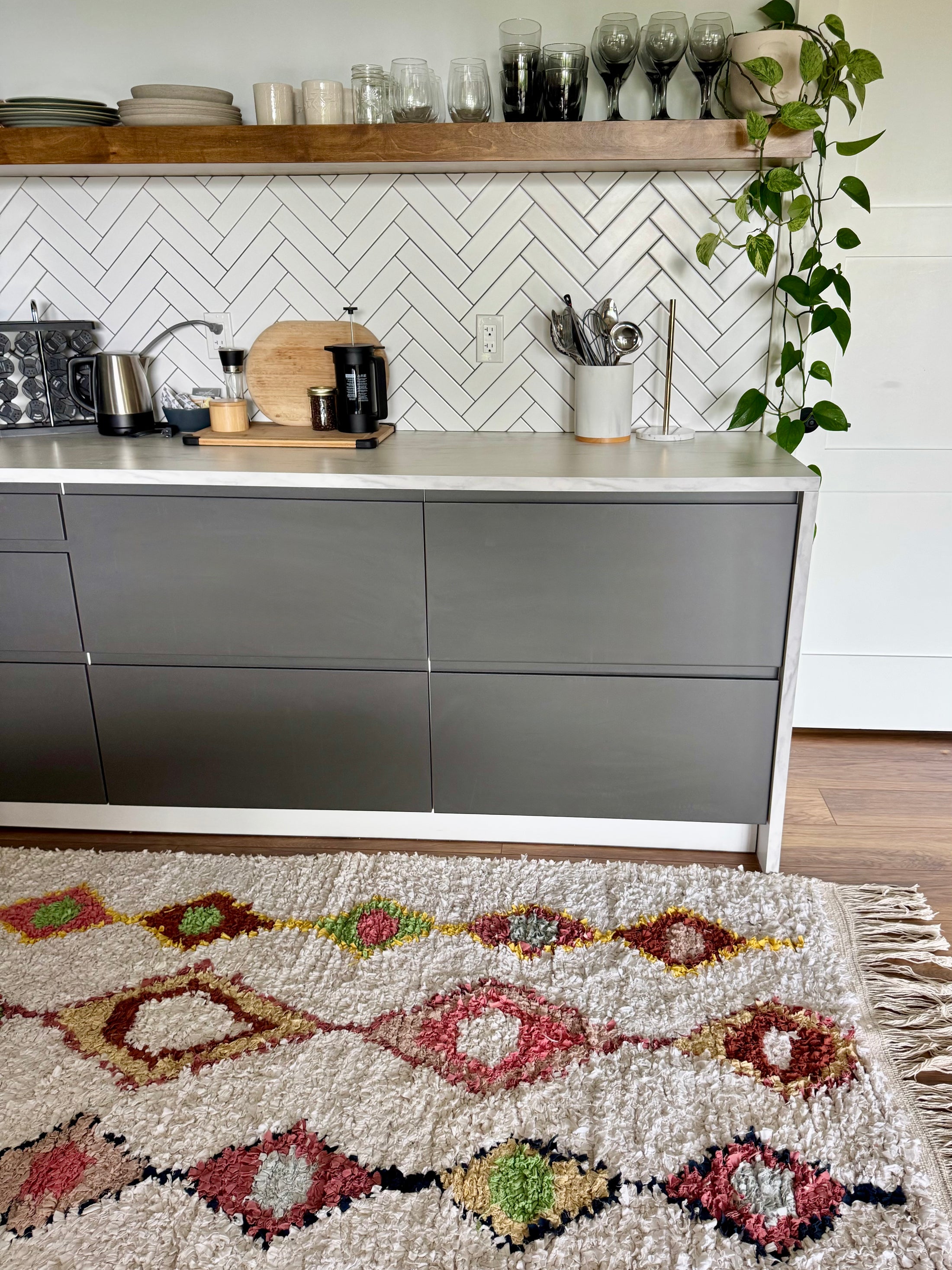 Rizzi Cotton Moroccan Rug 3.5x7