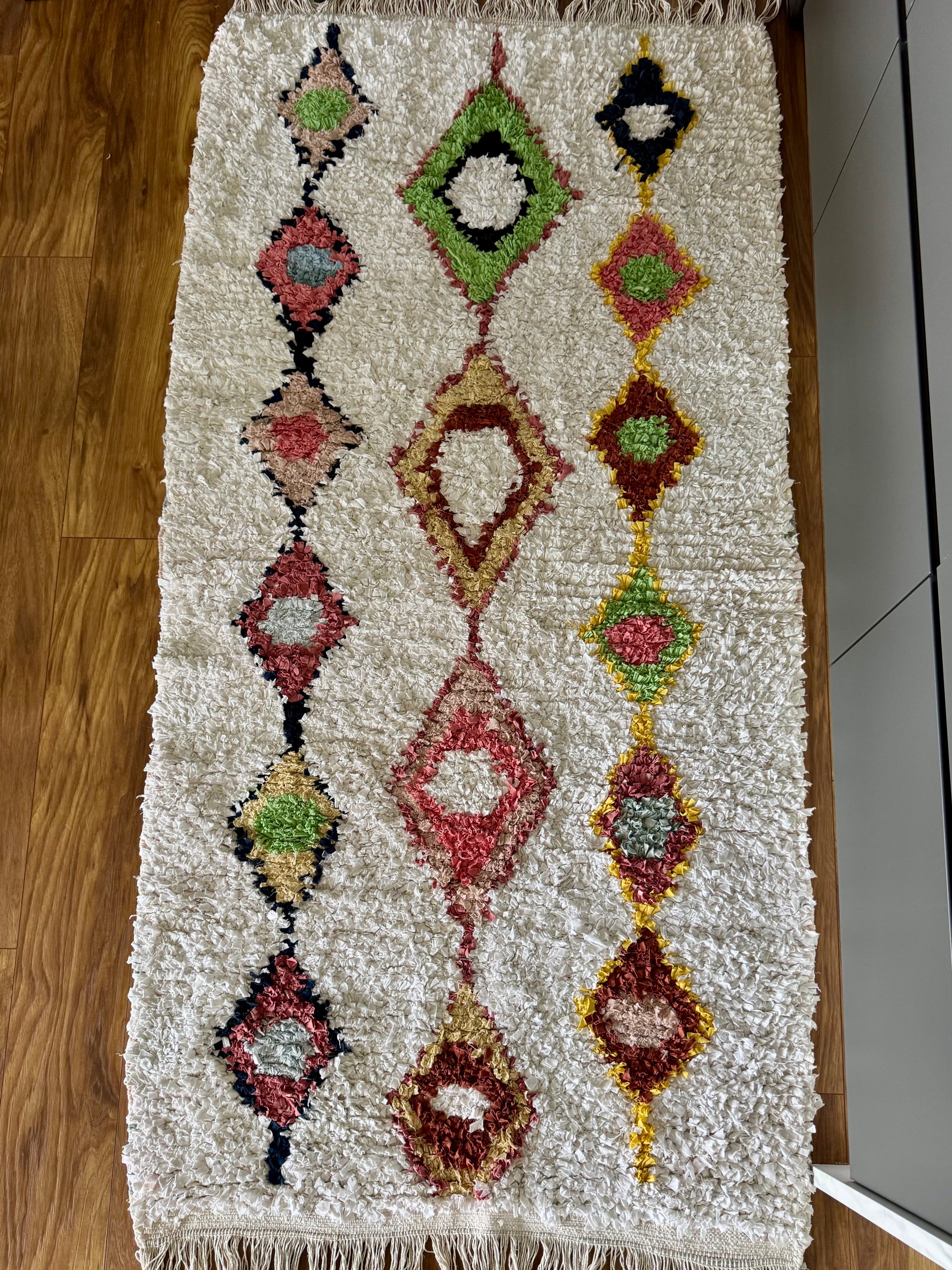 Rizzi Cotton Moroccan Rug 3.5x7