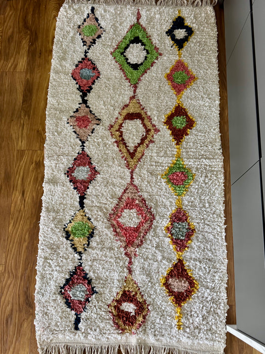 Rizzi Cotton Moroccan Rug 3.5x7