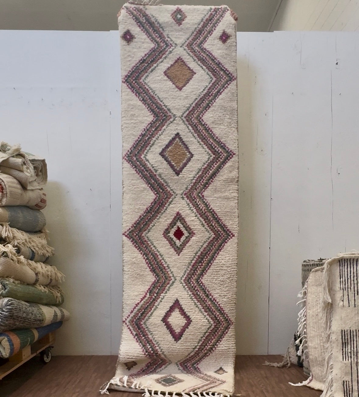 Rimsha Wool Runner Rug 2.5x9.5