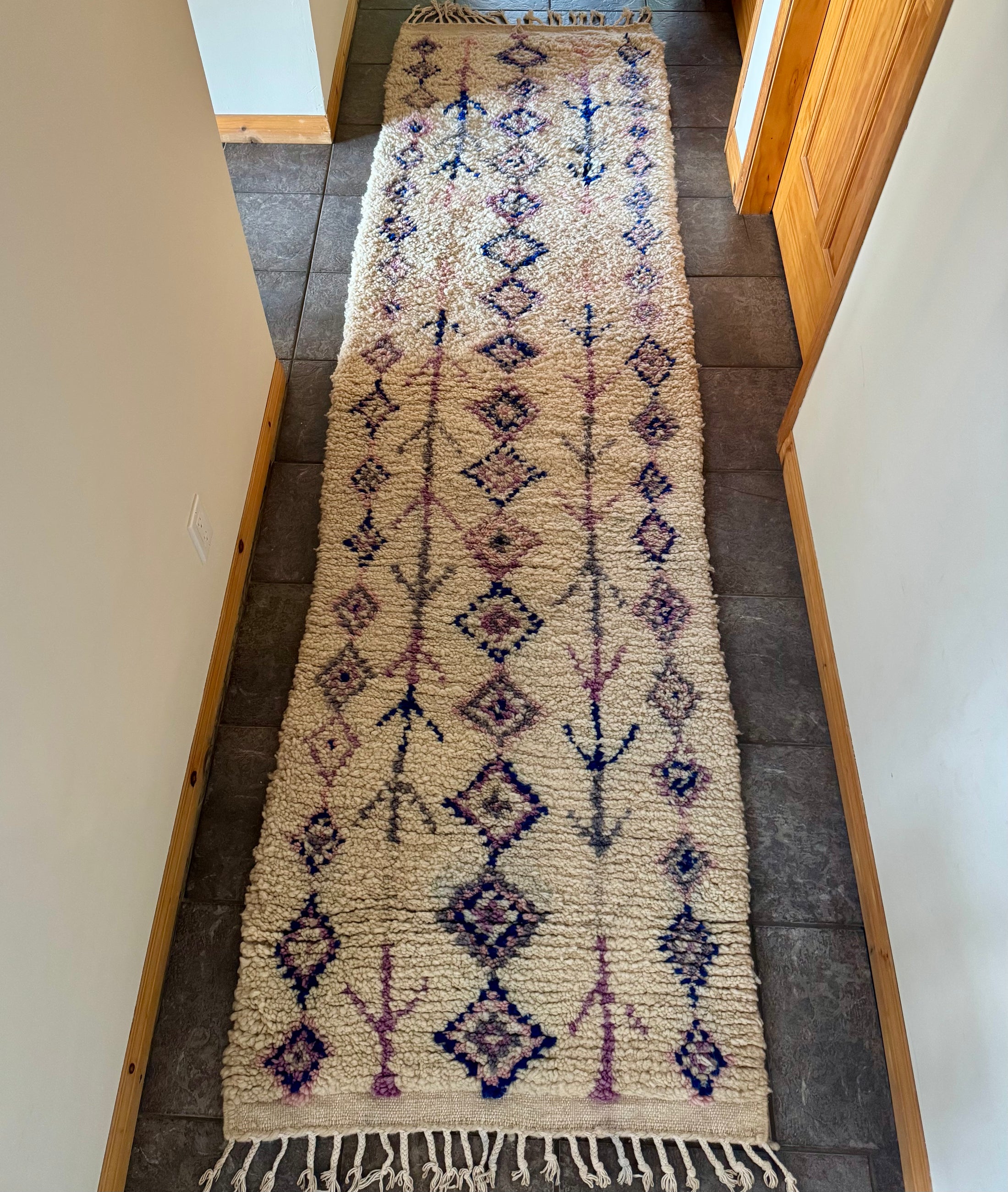 Nazia Wool Runner Rug 2.5x10
