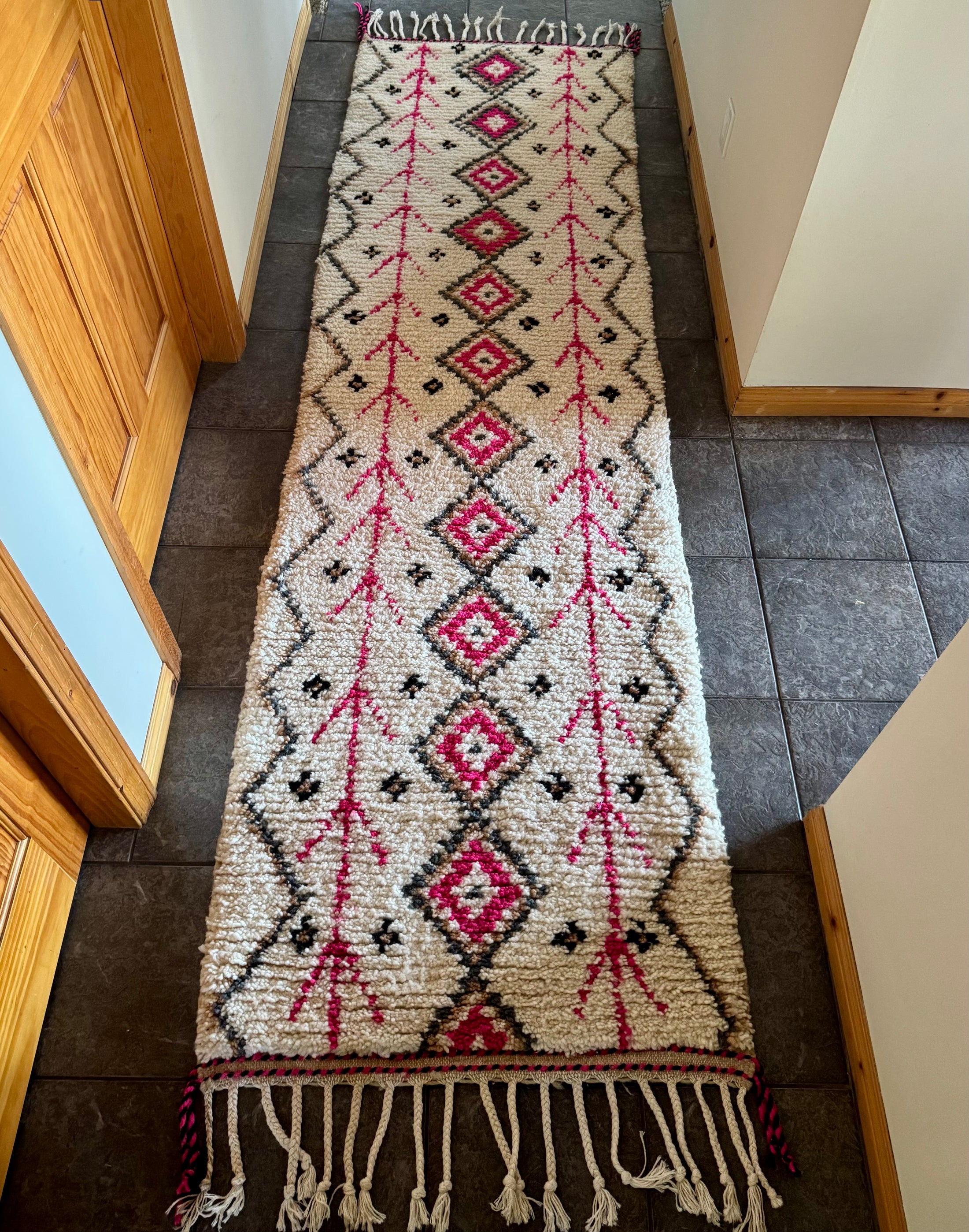 Fiza Wool Runner Rug 2.5x9