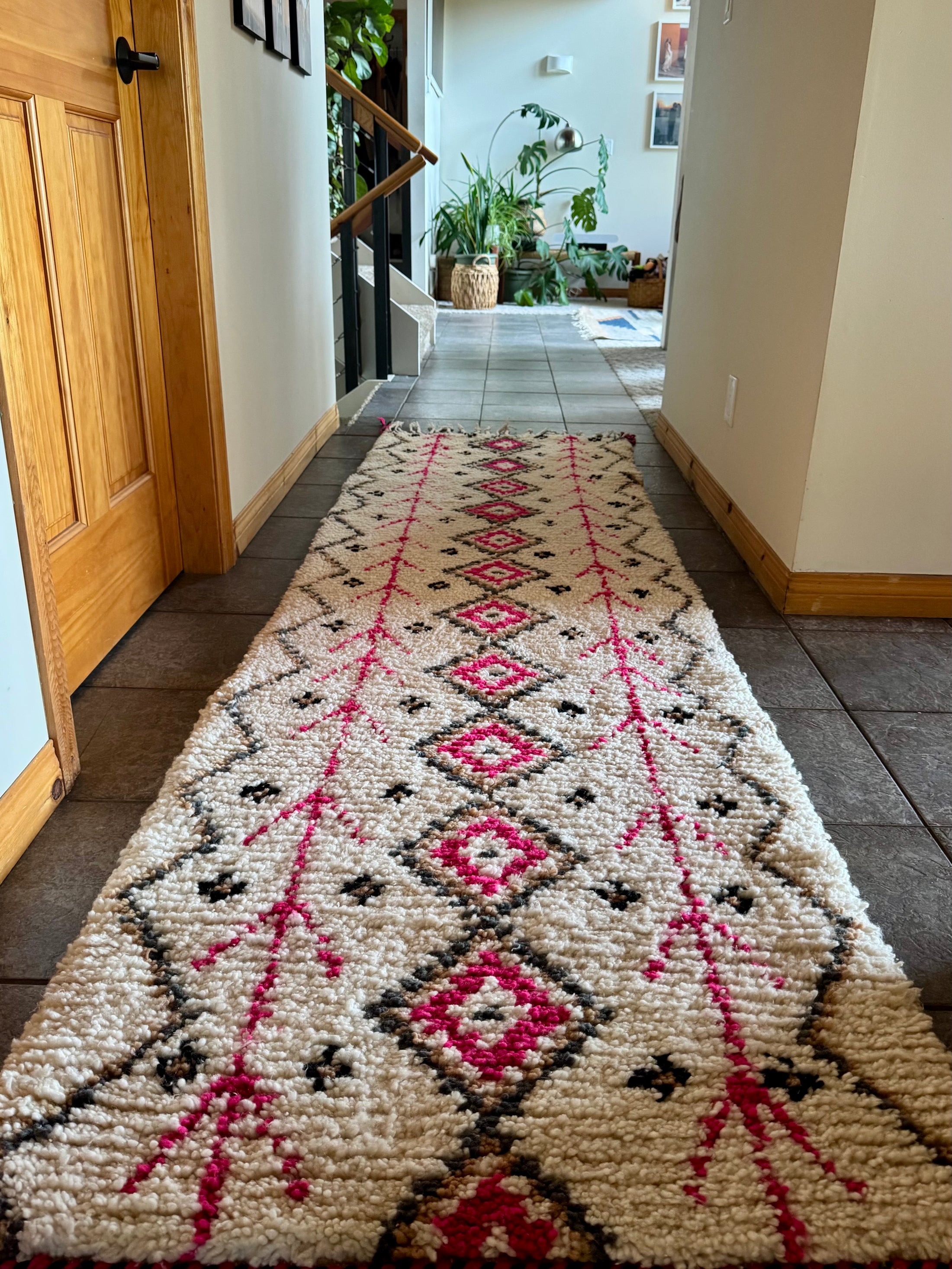 Fiza Wool Runner Rug 2.5x9