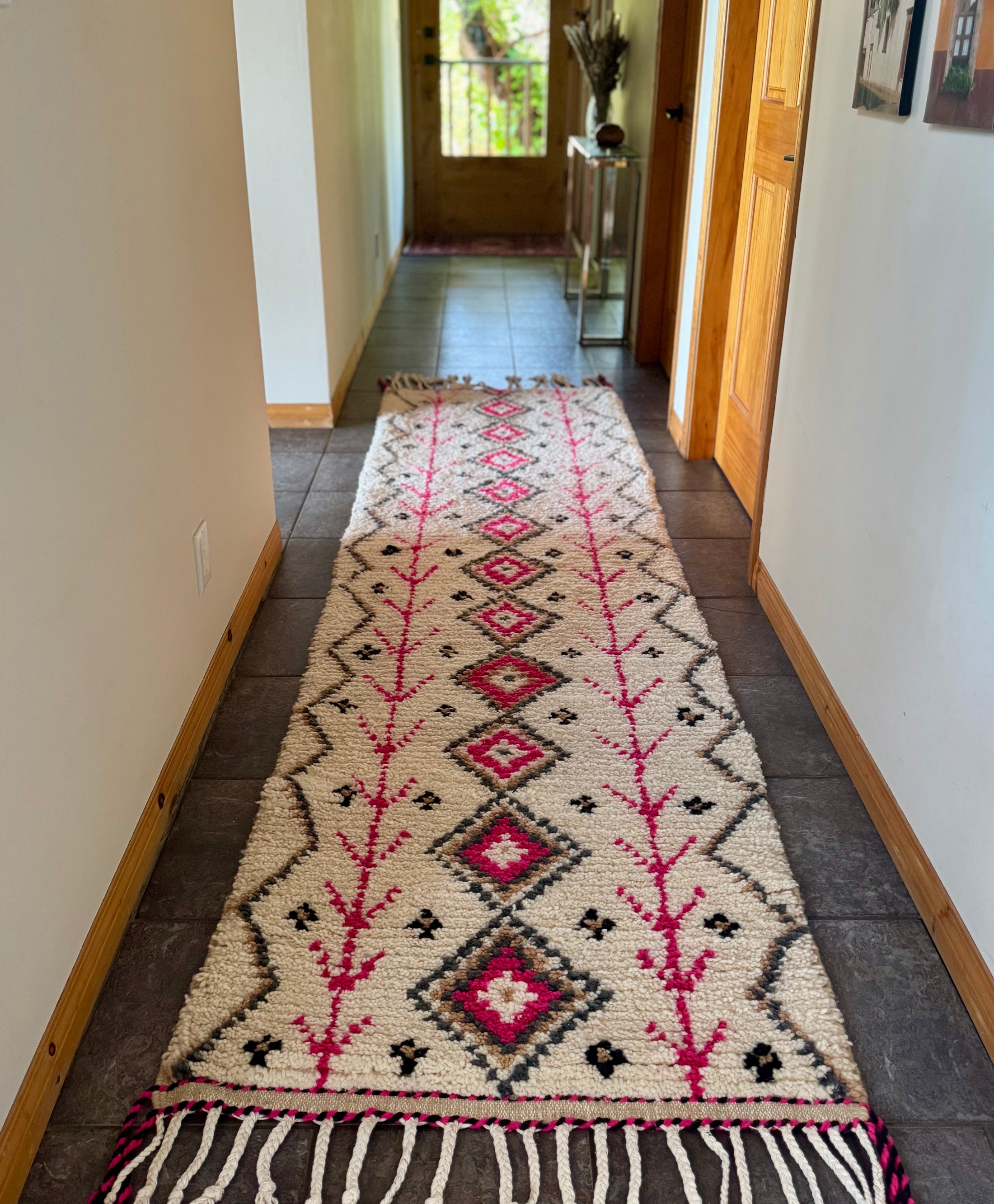 Fiza Wool Runner Rug 2.5x9