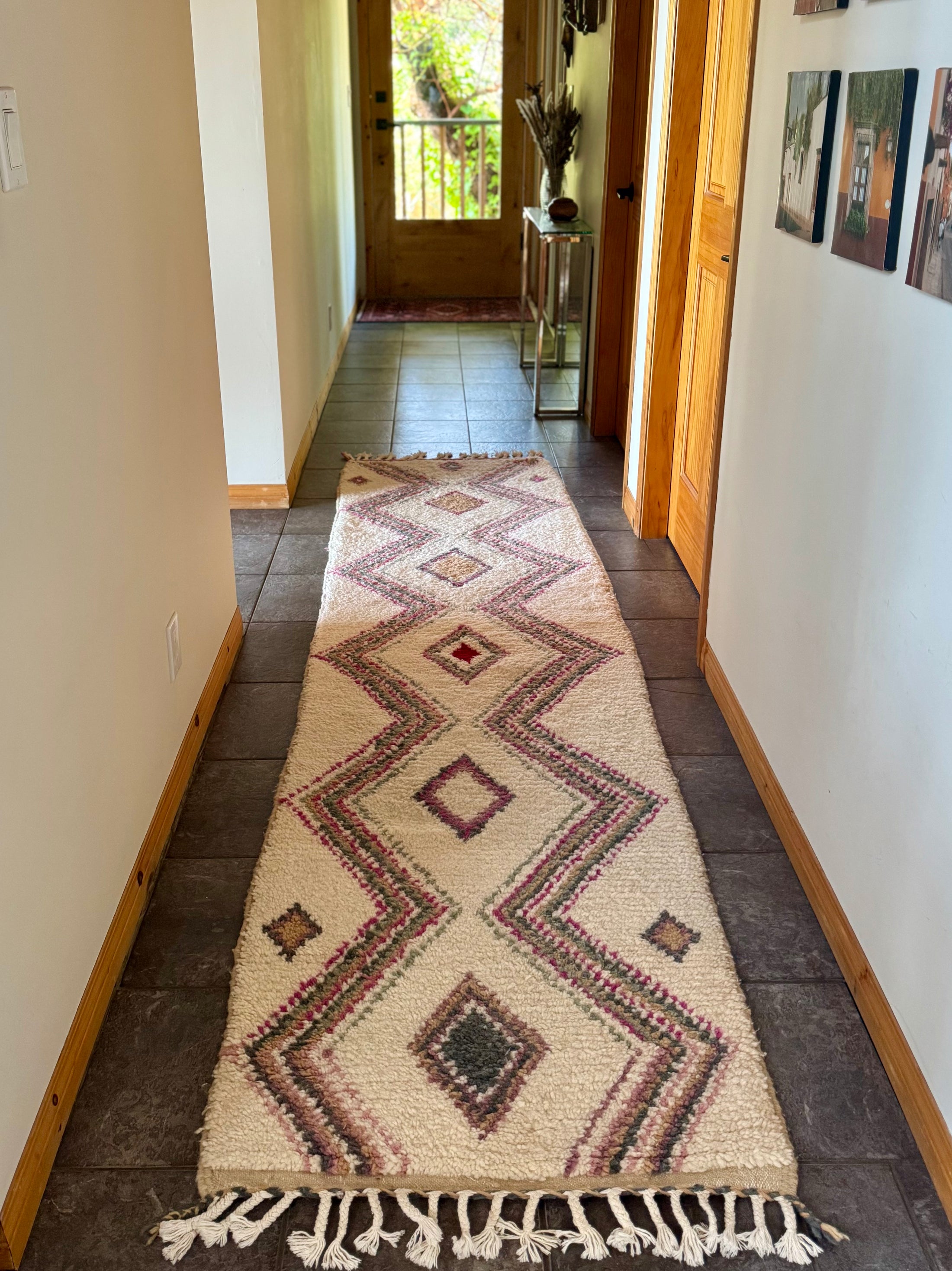 Rimsha Wool Runner Rug 2.5x9.5
