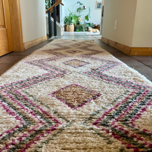 Rimsha Wool Runner Rug 2.5x9.5