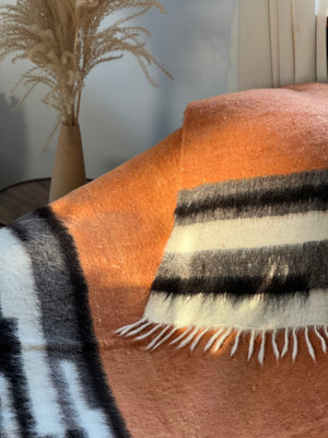 Coban Wool Blanket  //  Terracotta