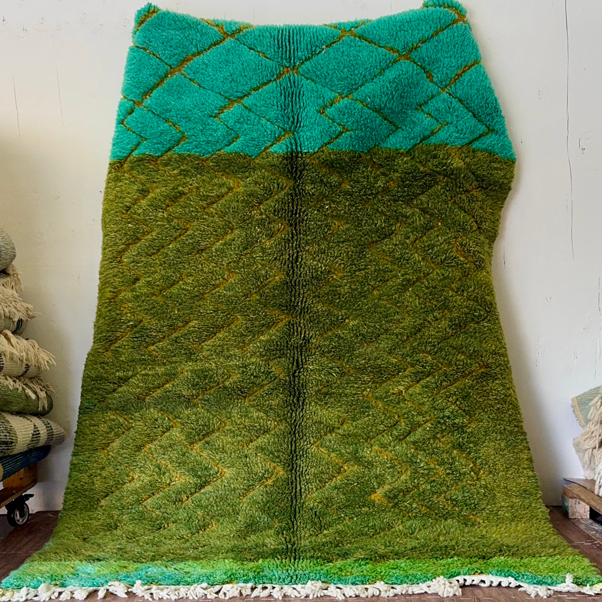 Soraya Handwoven Moroccan Wool Rug 5.5x8.5
