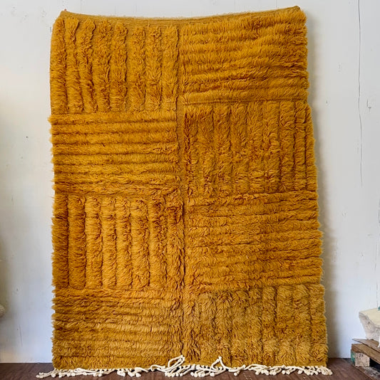 Lina Handwoven Moroccan Wool Rug 5x6