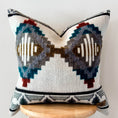 Load image into Gallery viewer, Imbabura Big Diamonds Cream Pillow Cover
