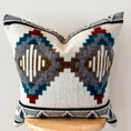 Load image into Gallery viewer, Imbabura Big Diamonds Cream Pillow Cover
