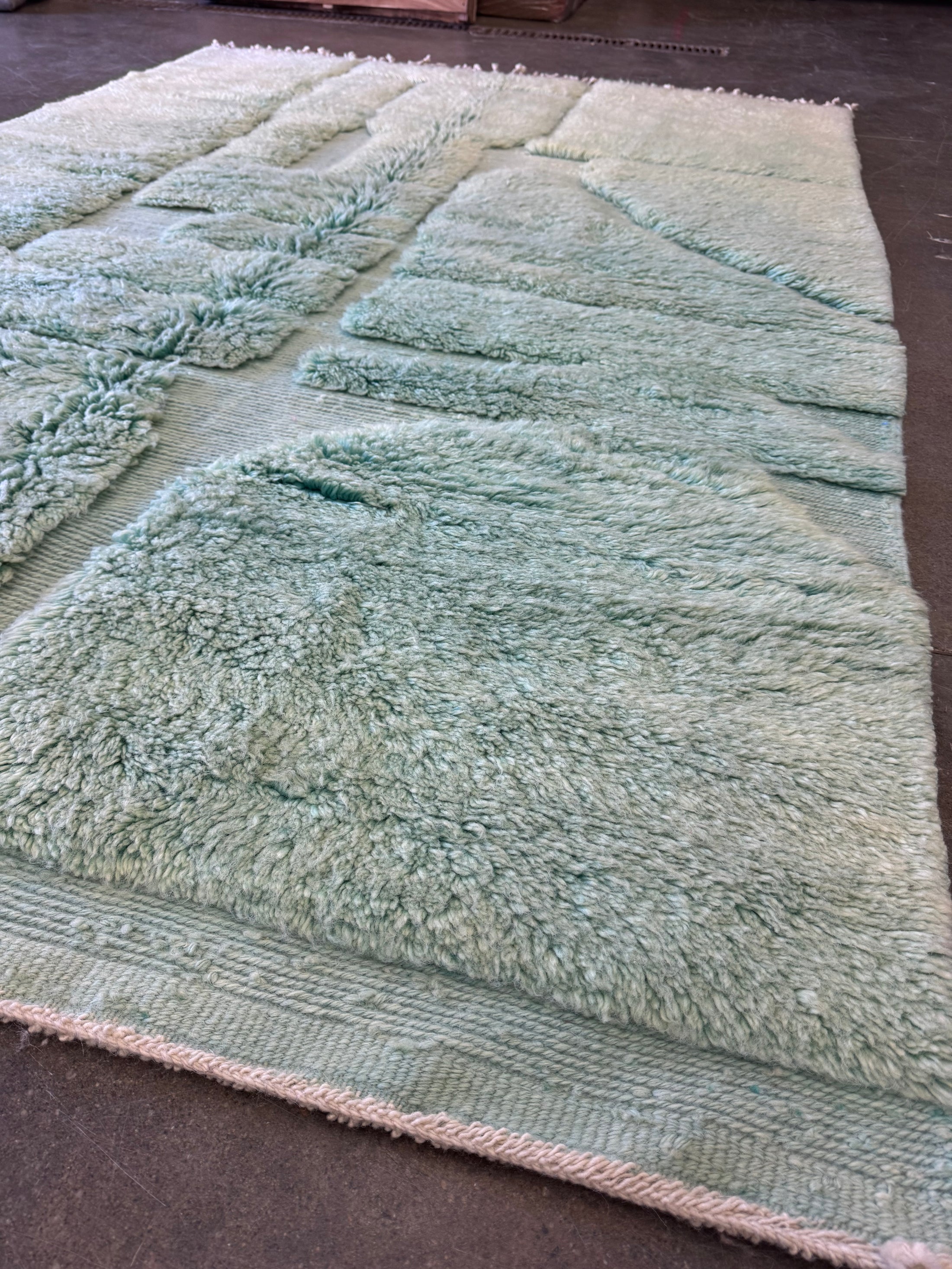 Mouna Handwoven Moroccan Wool Rug 5x8
